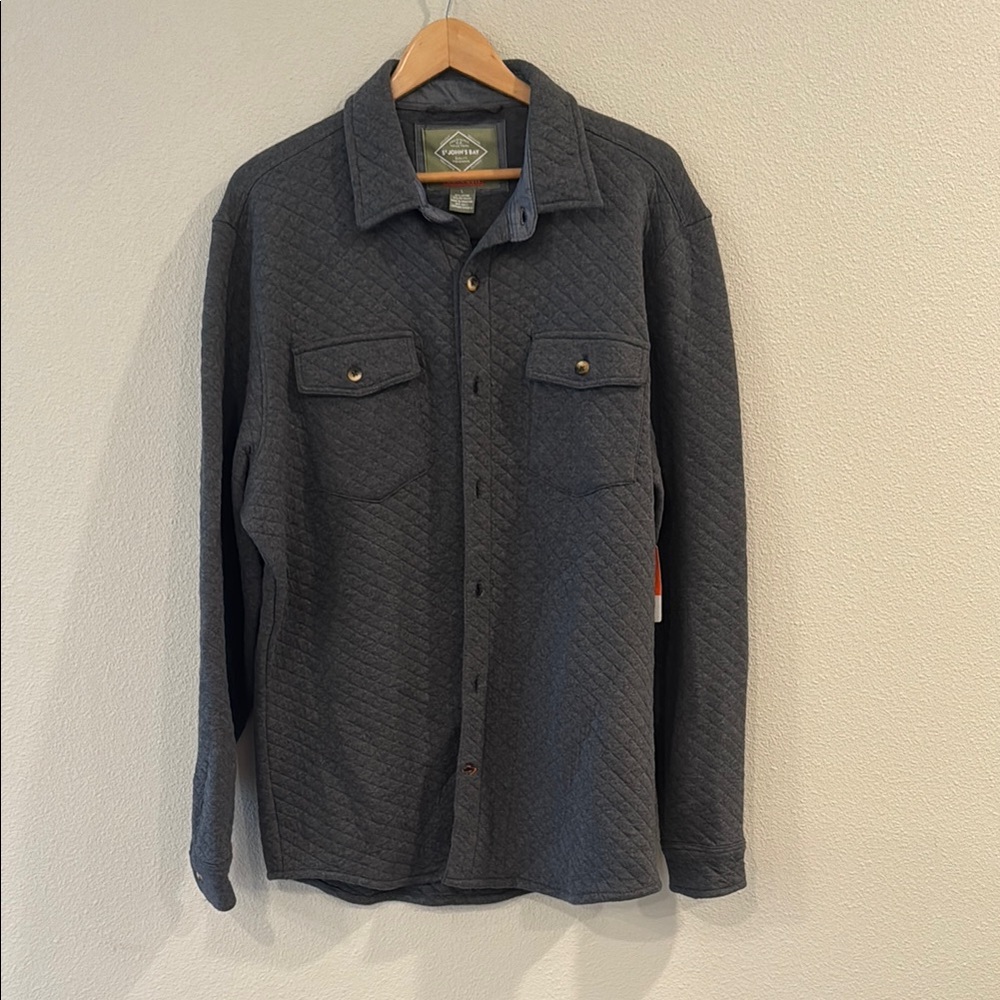 St. John's Bay Gray Outdoor Shirt